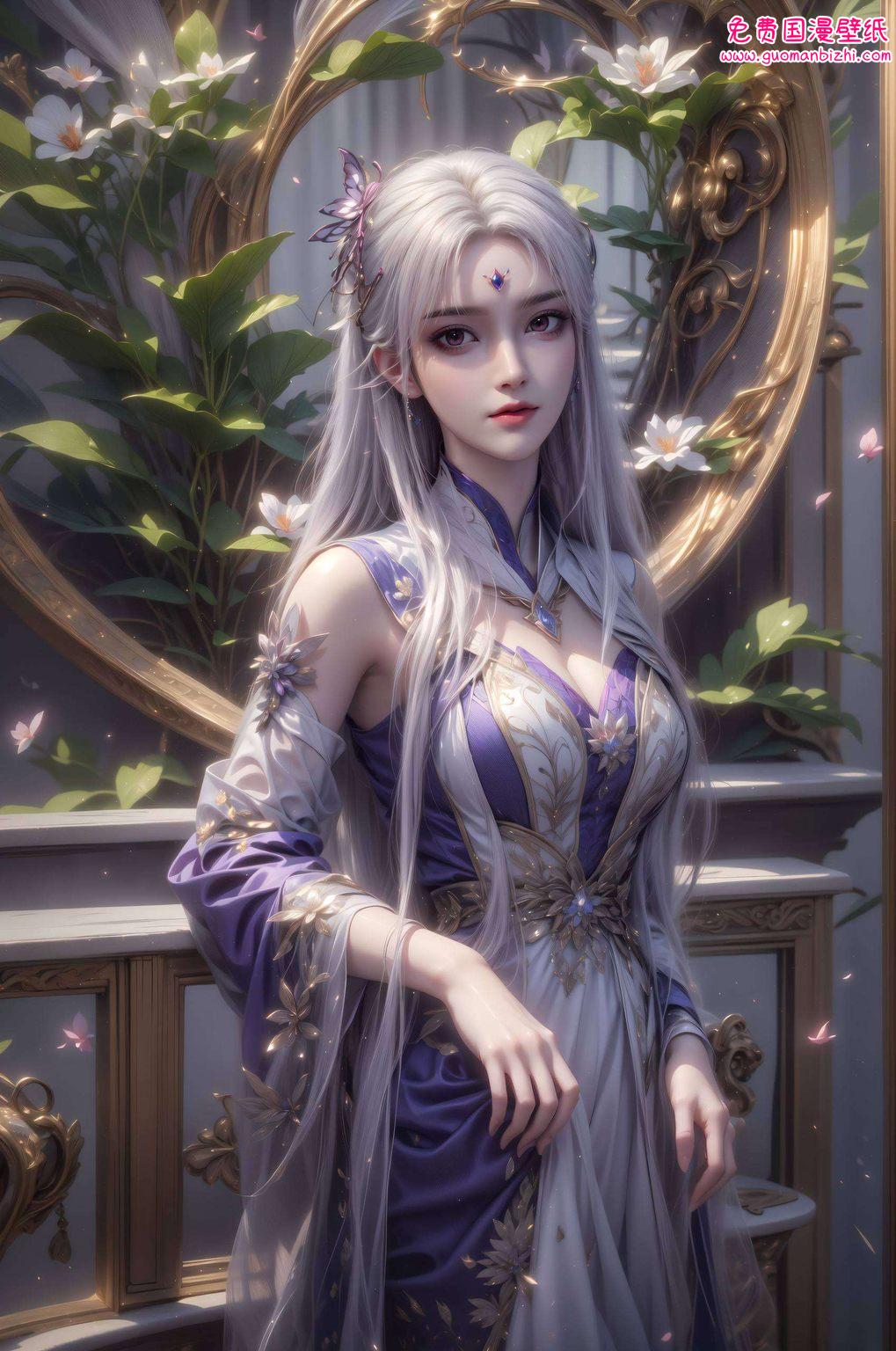 我看到了国漫女神的灵动与深情每当瞥见万花小医仙的壁纸