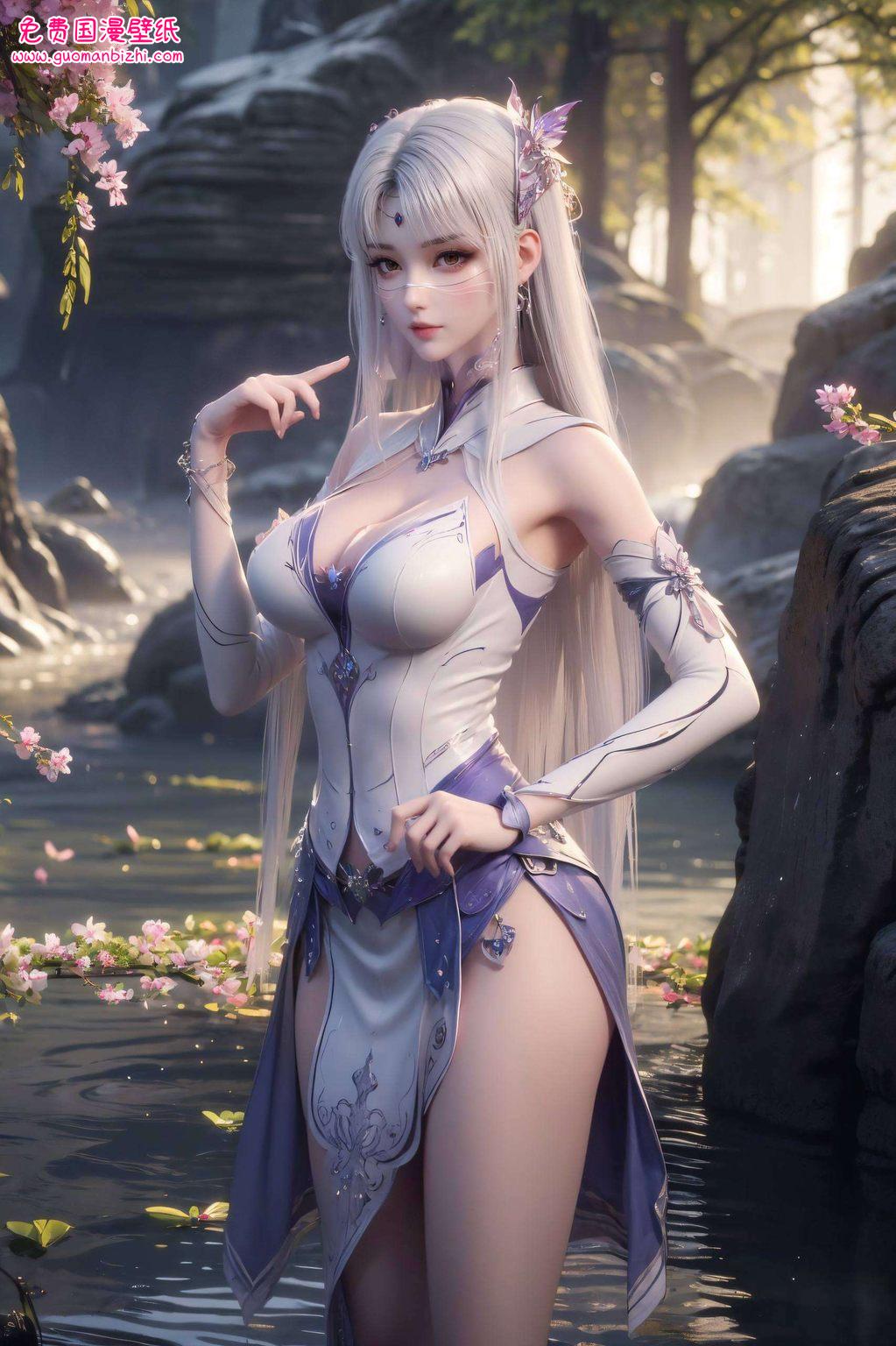 这幅高清壁纸不仅展现了她的曼妙身姿