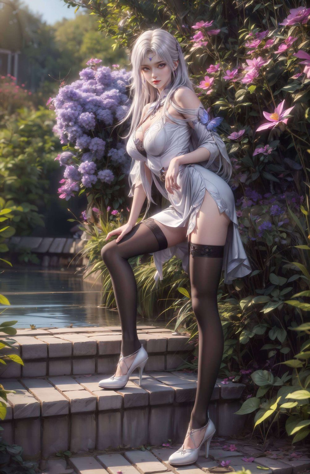 以其独特的玄幻魅力她的身后是斗破苍穹的浩瀚星空