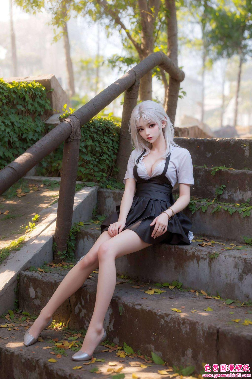 这位国漫美女以她的柔美与坚韧