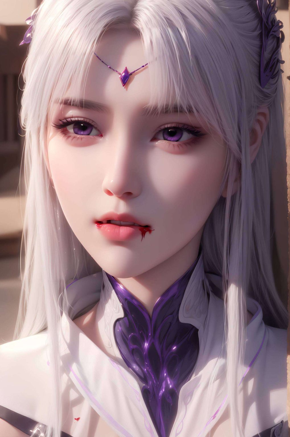 小可爱们！今天给大家带来一款超级养眼的国漫女神壁纸哦～🌟 小医仙白色高清壁纸从《斗破苍穹》中走出