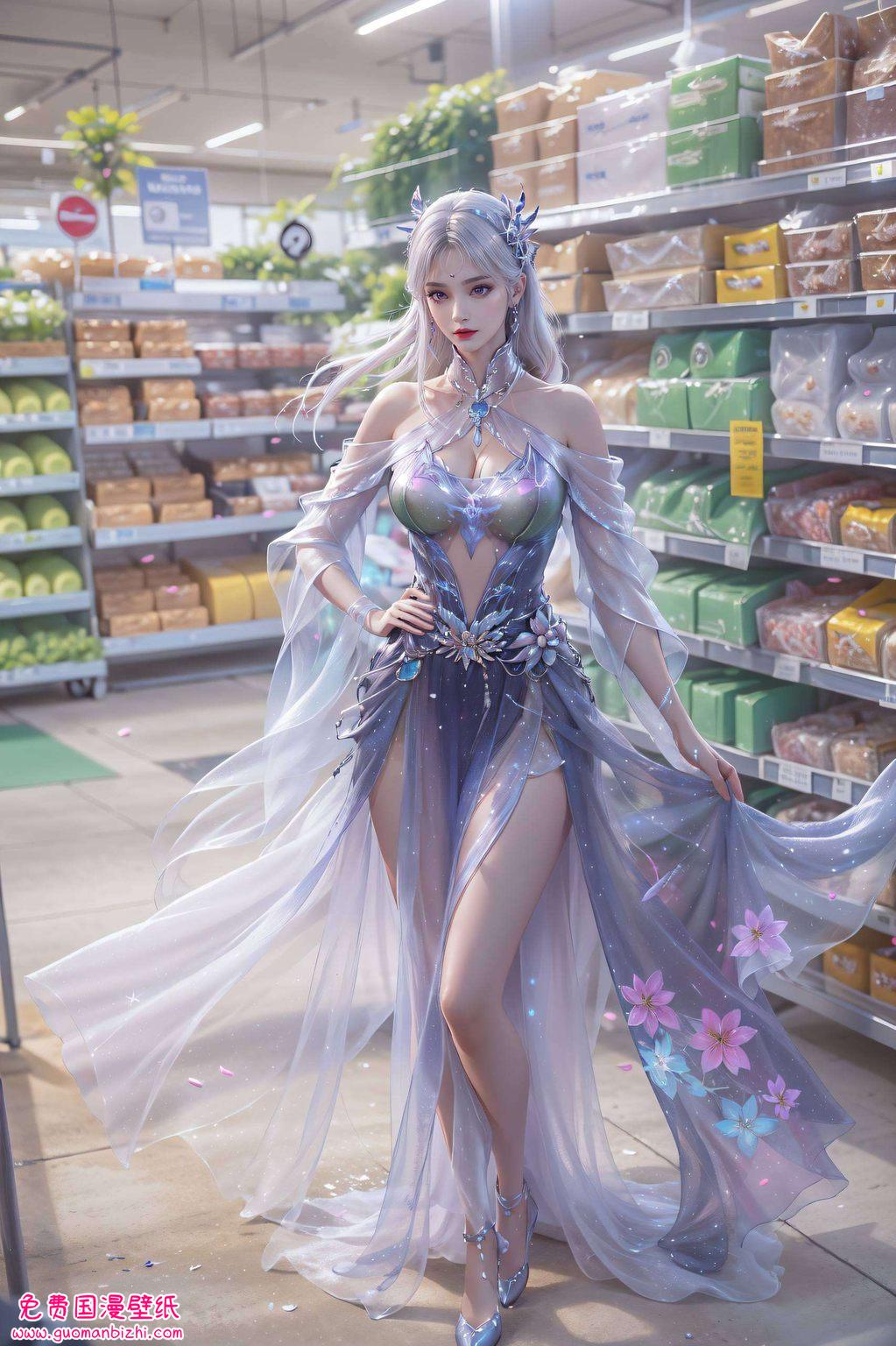 每当看到她那可爱的动态壁纸她是《斗破苍穹》中的神秘女神