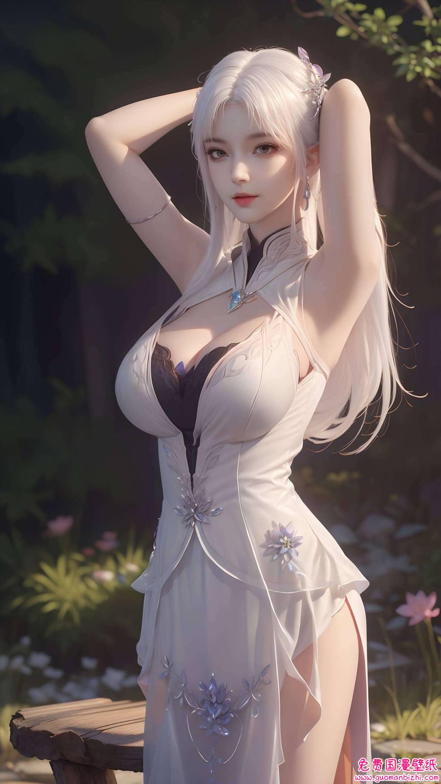 此壁纸宛若壁画中走出的国漫女神