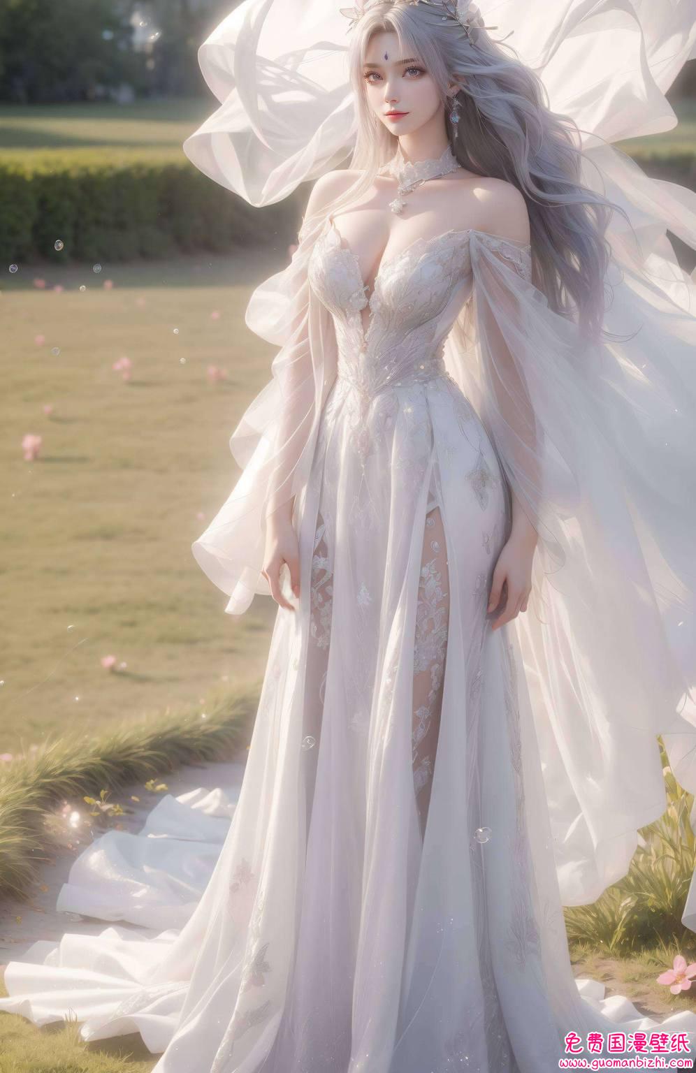 如同捕捉了那份玄幻之美都是国漫女神的温柔绽放