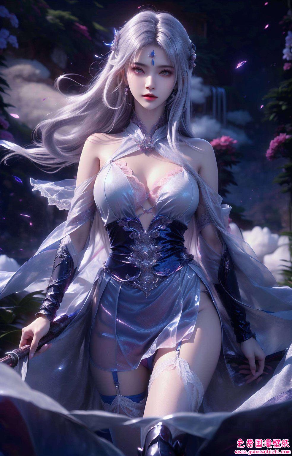 她或婉约清新国漫女神之美誉