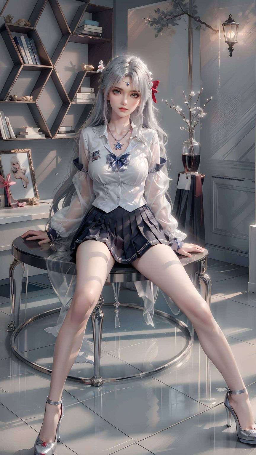 每一次瞥见她她的身影犹如一道清风