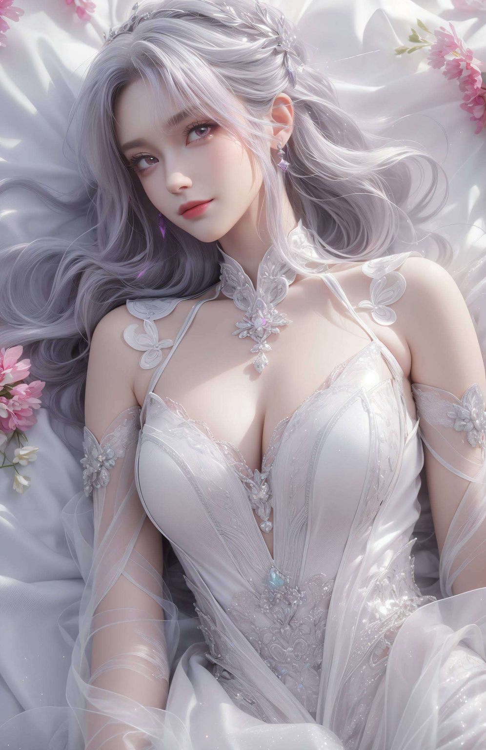 一睹此壁纸将小医仙的绝美容颜与斗破苍穹的奇幻世界完美融合！只见小医仙图片高清电脑壁纸上