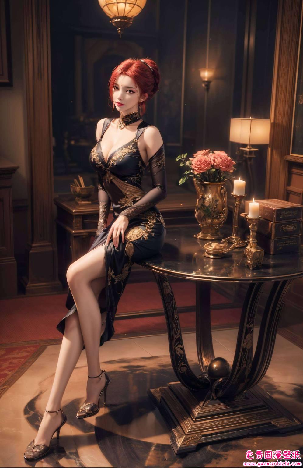 融合了玄幻元素与国漫之美这款精心打造的雅妃云韵动态壁纸