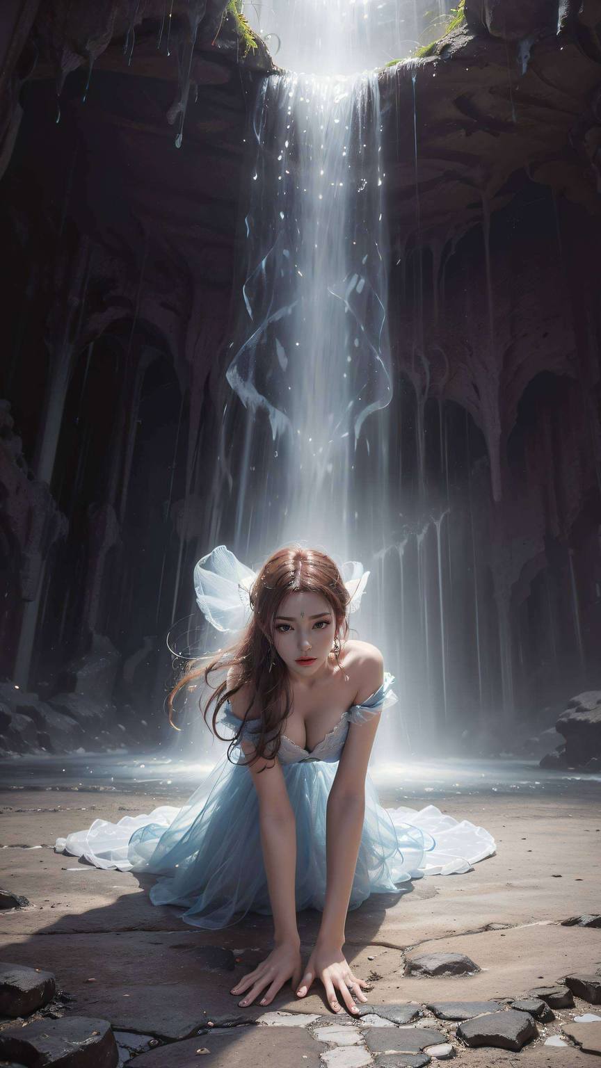 穿越次元在绚烂的苹果炫彩壁纸中