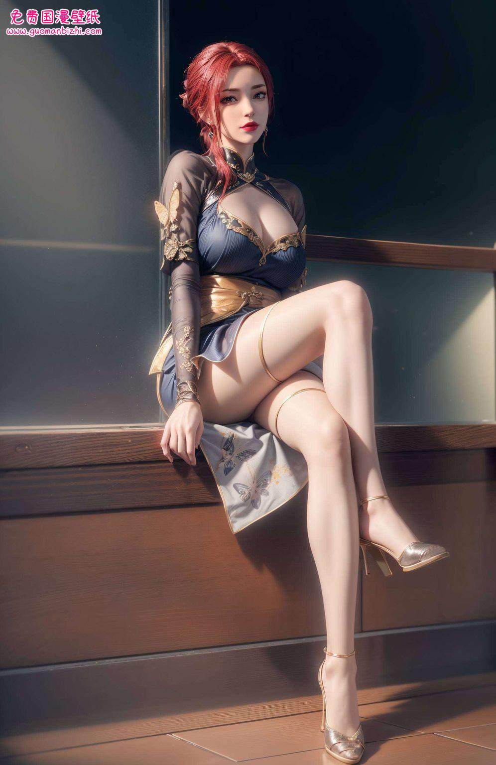 仿佛从斗破苍穹中跃然而出雅妃的温婉如春风拂面