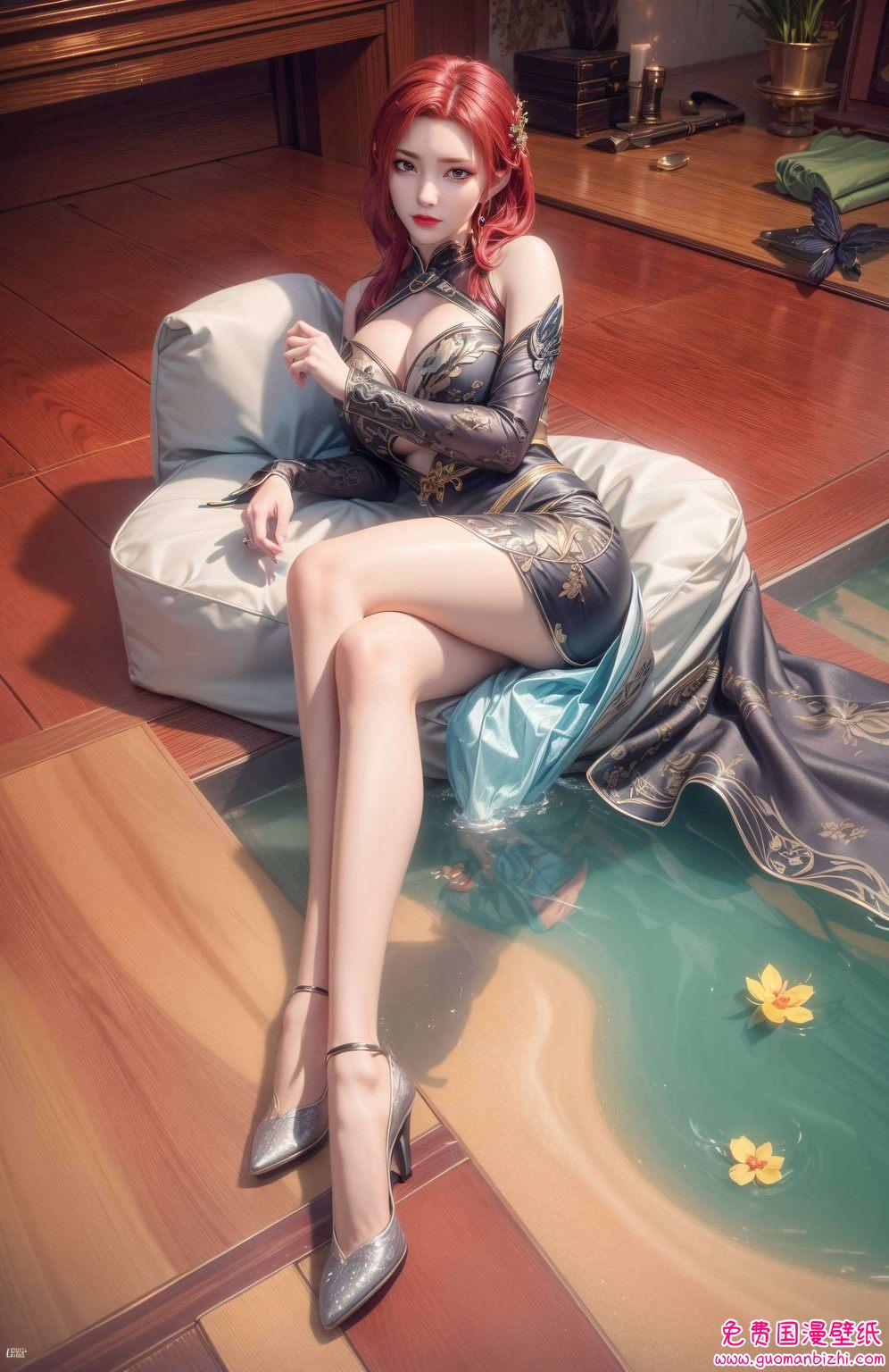 每一次跃动都是飞火动态壁纸的灵魂她的每一个眼神都藏着深邃的玄幻秘密