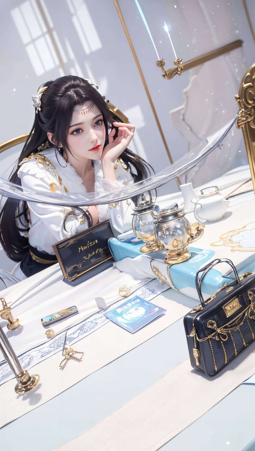 让每一部苹果设备都成为展示国漫女神的独特画框感受她的玄幻气质