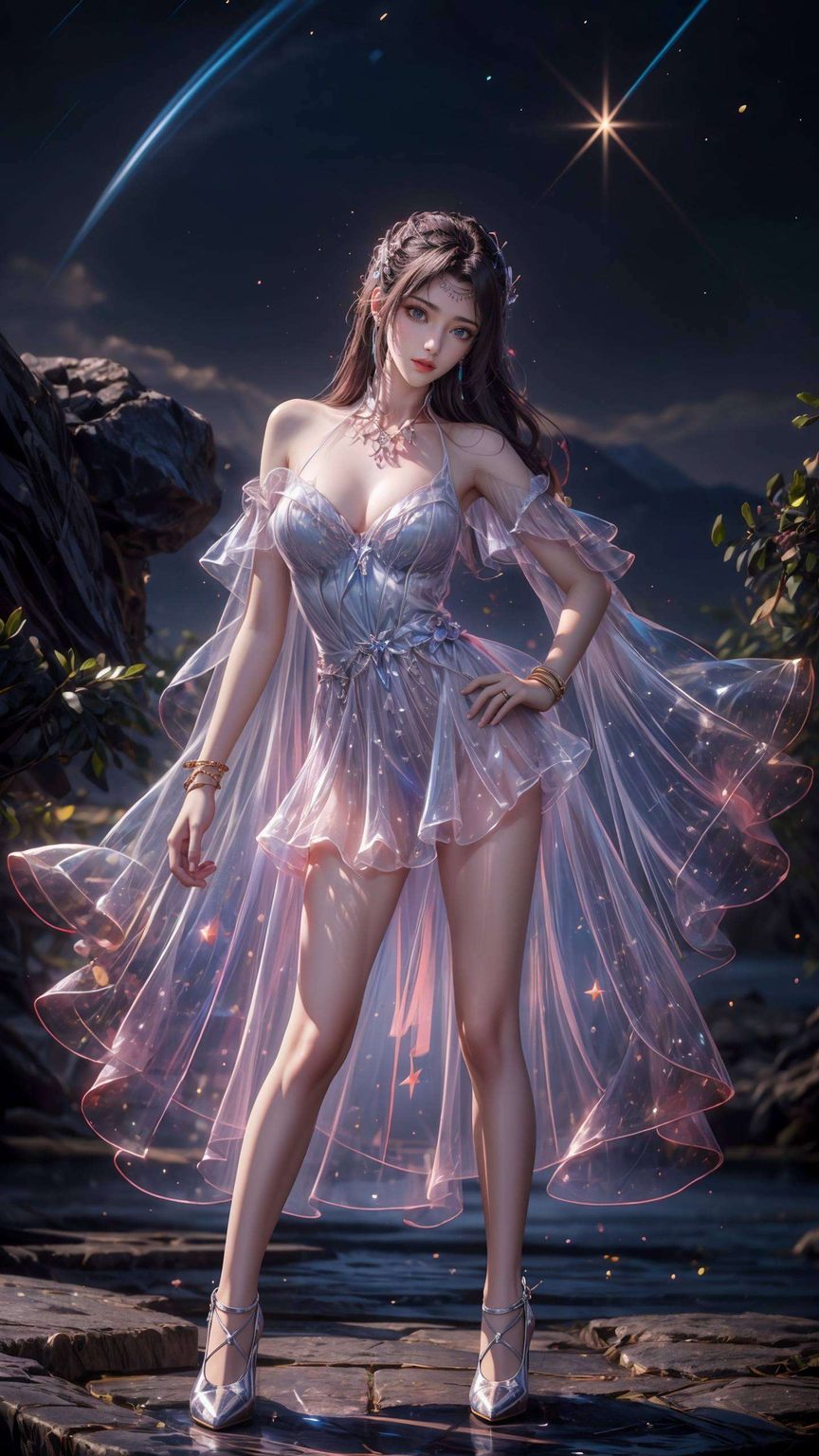穿梭在国漫的绚丽世界融合了云岚宗的神秘与国漫女神的柔美