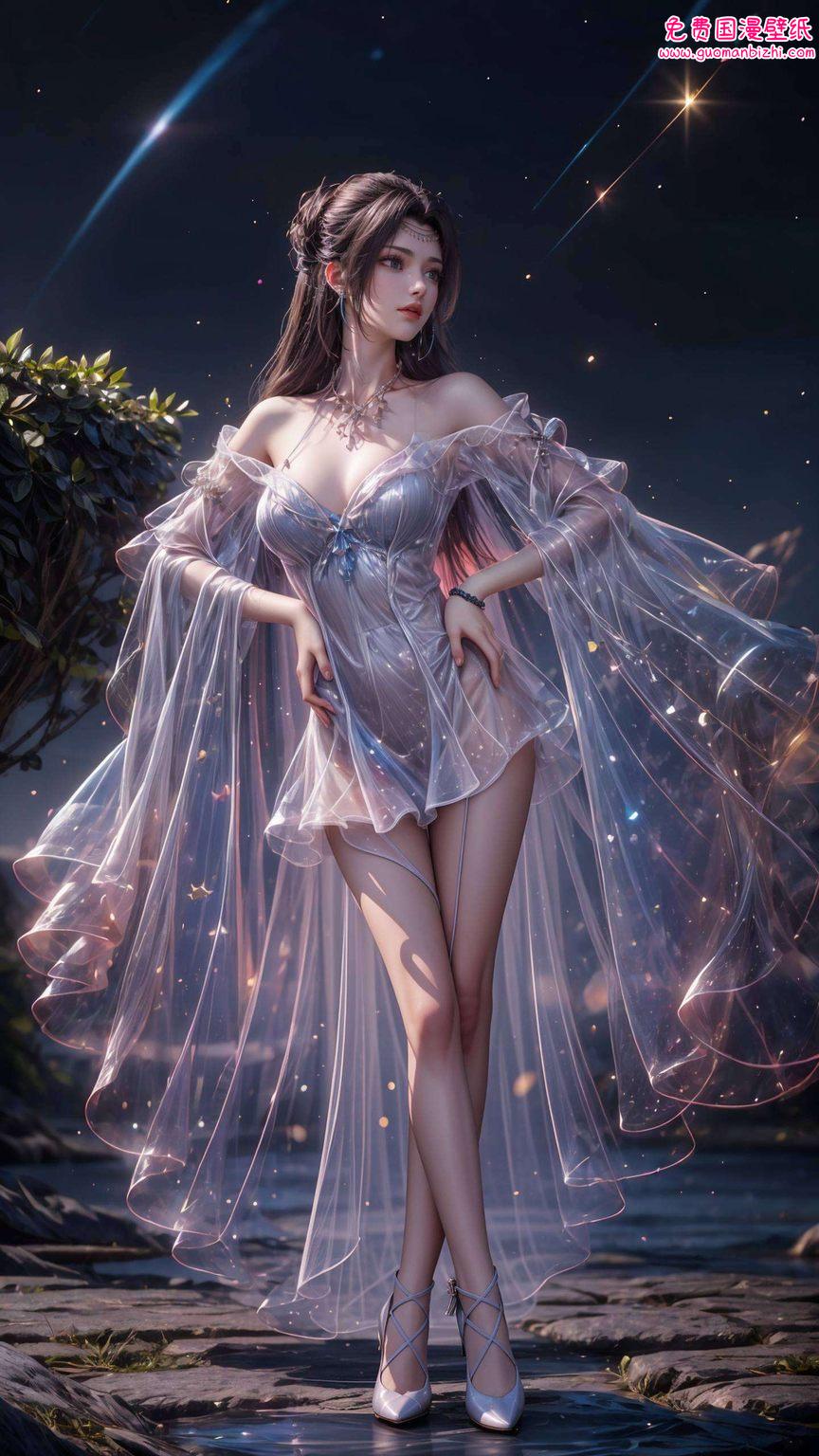 如同云端舞者和国漫美女的灵动