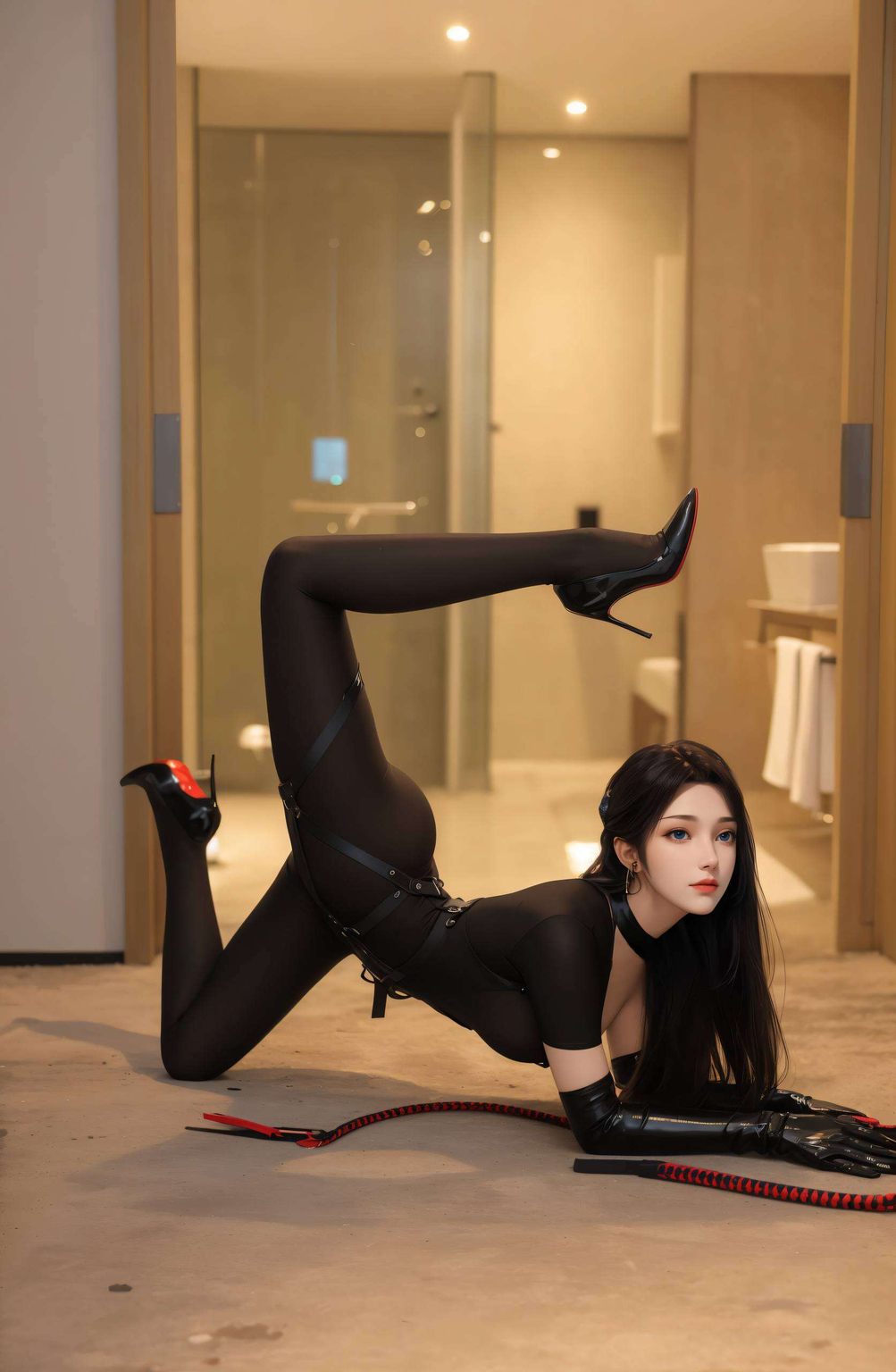 穿上婚纱的她让你的手机也能炫起来吧！