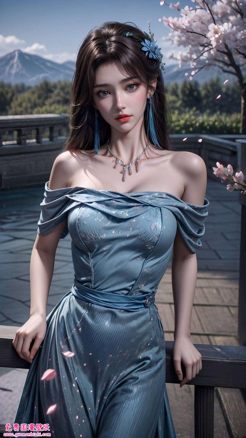 美哉！她的倩影化作紫色壁纸