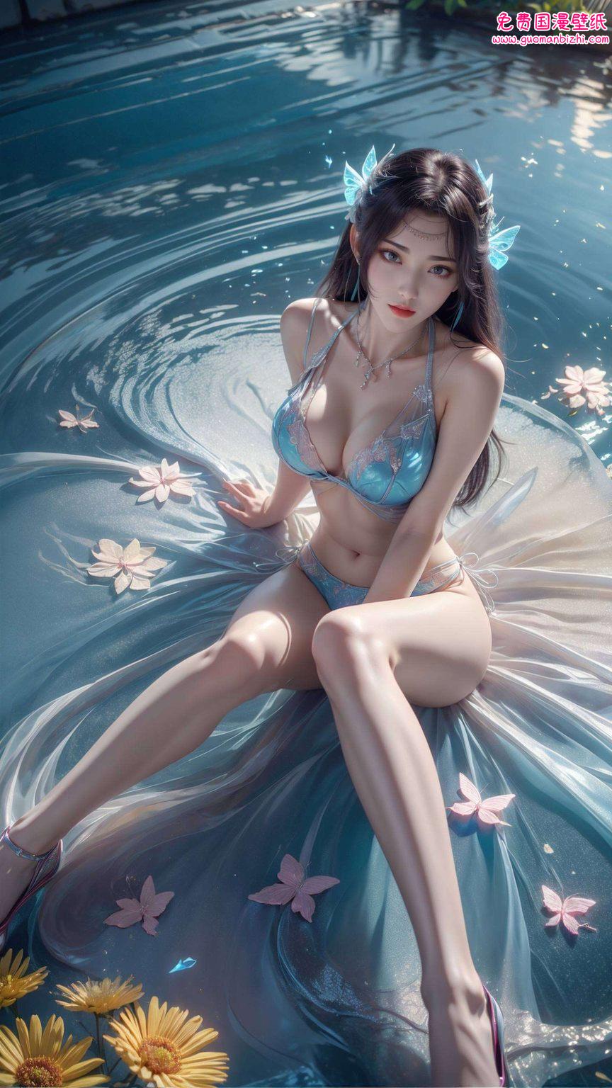她那轻盈的云岚宗服饰云韵的倩影如梦似幻
