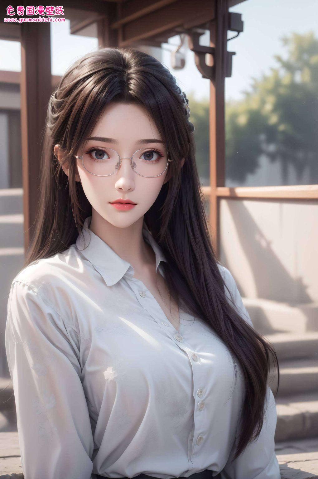 却发现壁纸下载不了想要将这位国漫美女的炫彩身影定格在iPad的桌面