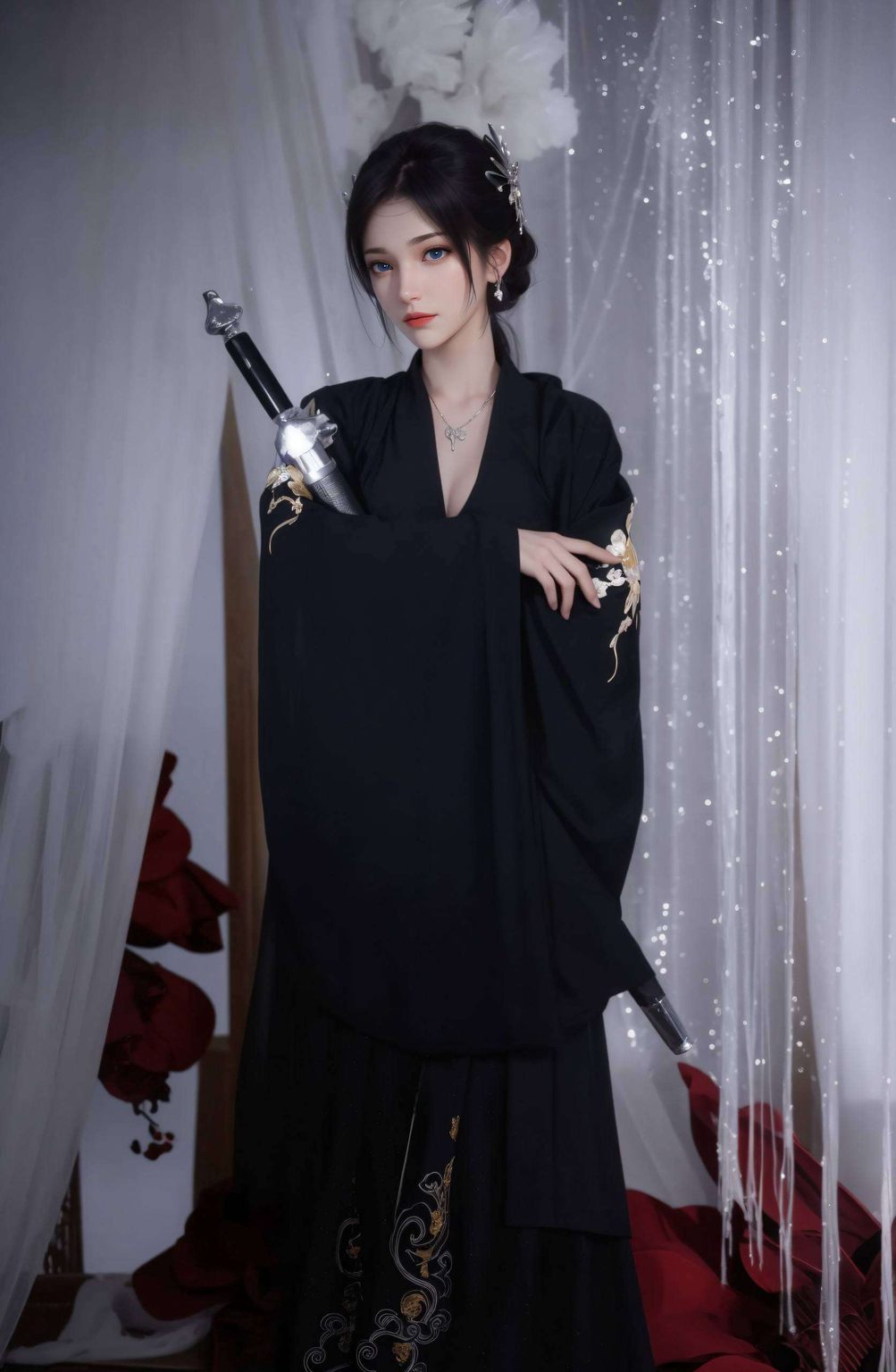 专为iPad锁屏量身打造云韵那优雅的背影