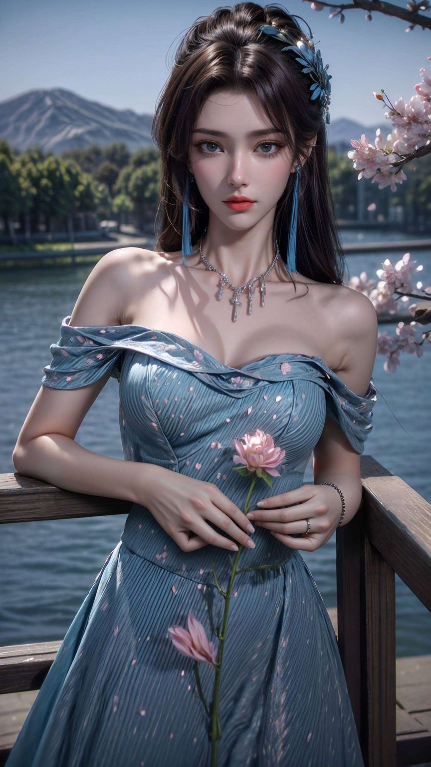 她是国漫美女的代表在这极简的壁纸中愈发显得灵动可爱