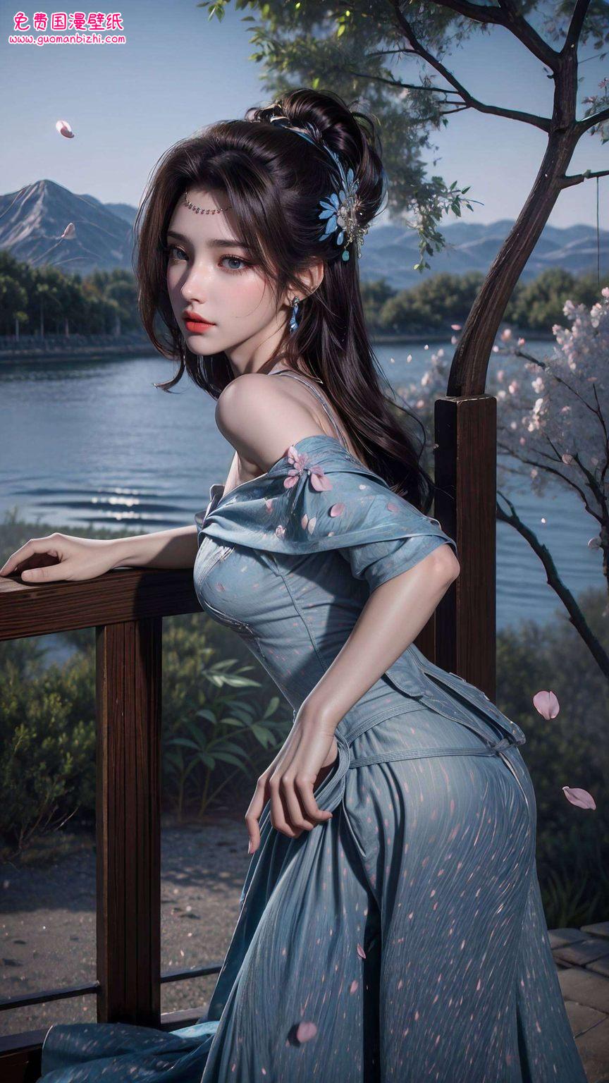 云韵的美貌与玄幻气质完美融合手机上那1920x1080的高清画质