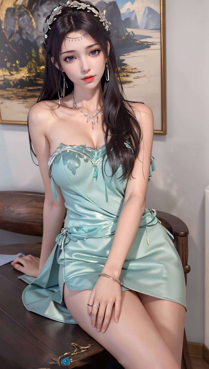 萧炎与云韵交织成一幅令人心动的画面