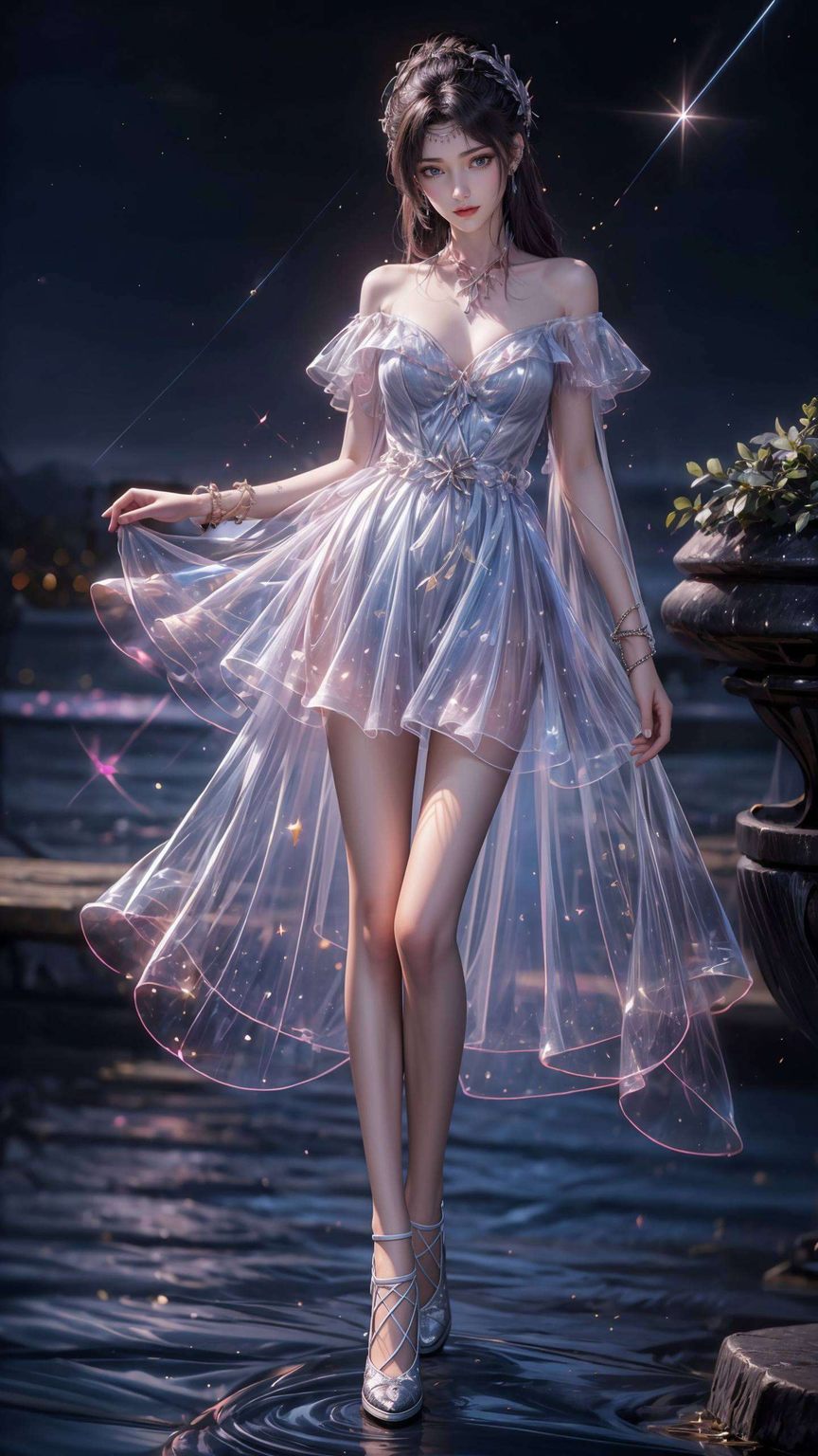 都让人仿佛置身于那玄幻的动漫世界她的每一个眼神