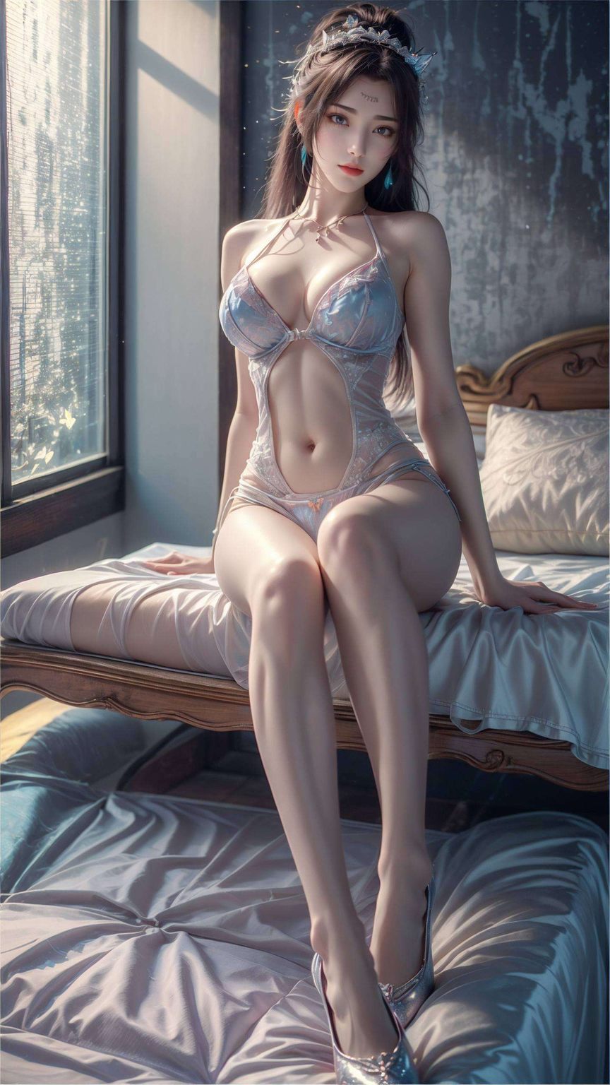 每一寸细节都精致入微眉眼间透着淡淡的傲气