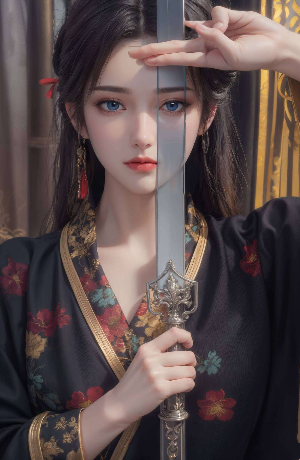 让人不禁沉浸于国漫女神的玄幻魅力之中宛如一幅流动的诗篇