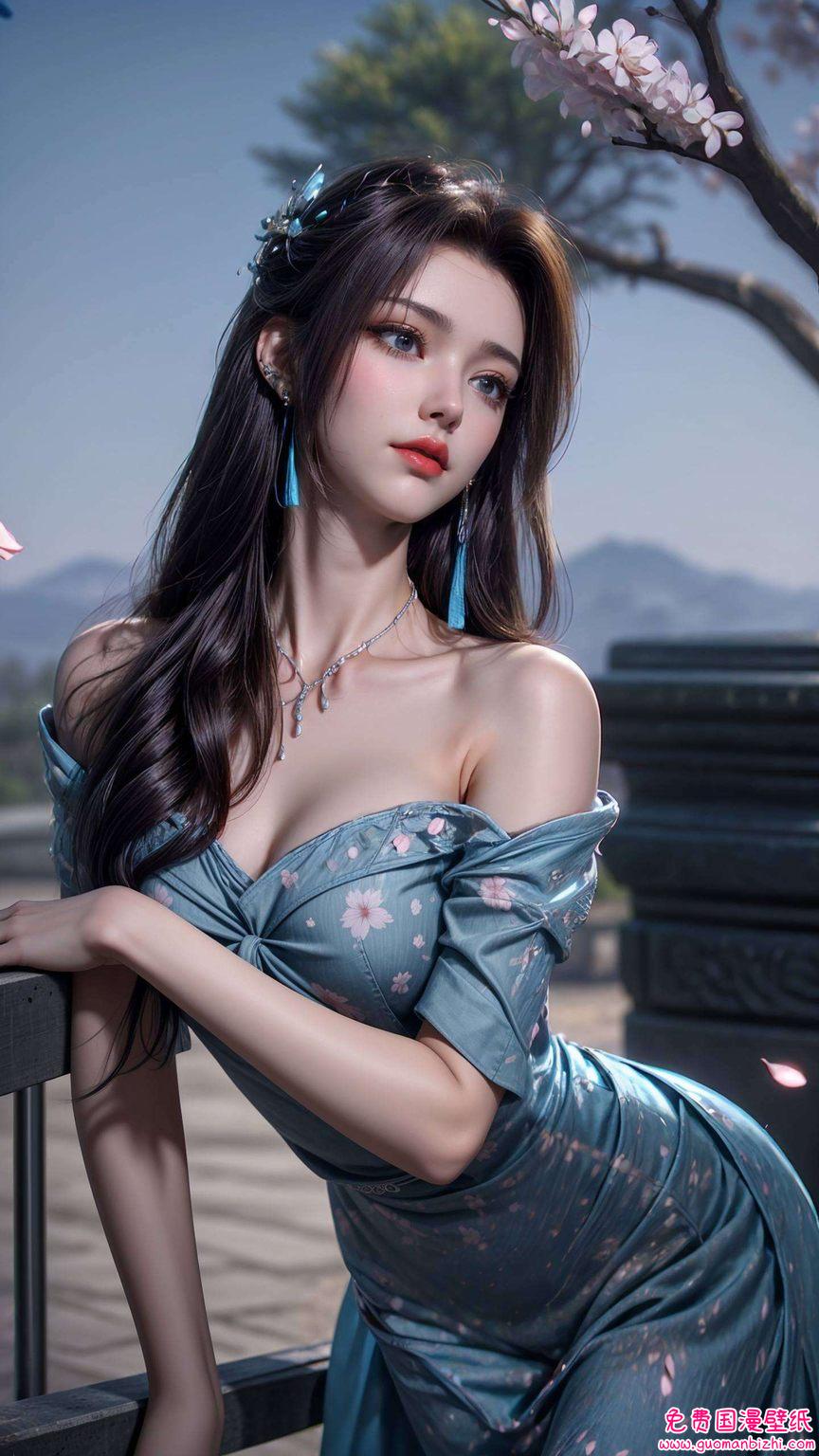 每一次出场都让人眼前一亮哦！快来感受这高清横屏的云韵漫画壁纸嘿