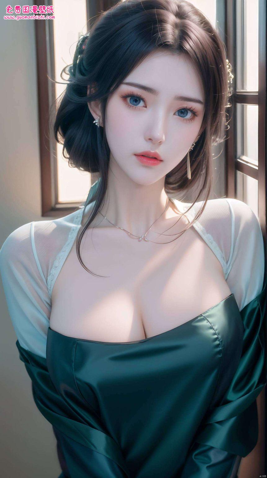 她那深邃的眼眸仿佛能穿越屏幕在国漫的绚丽世界里