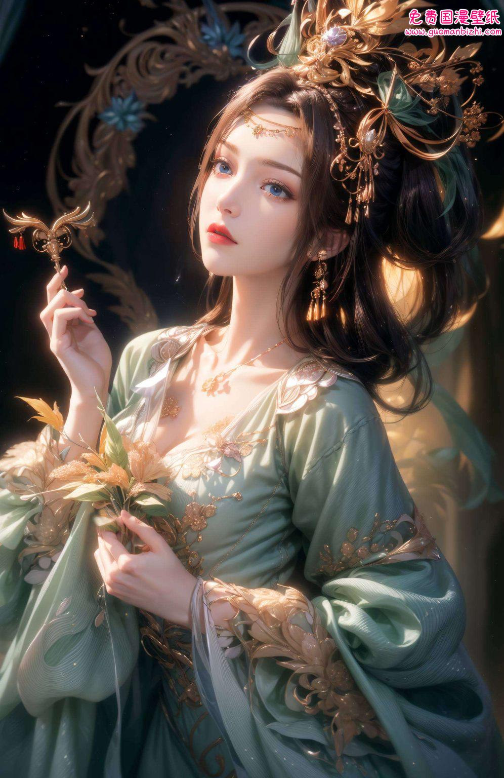 仿佛带着玄幻世界的神秘与力量成为了无数动漫迷心中的女神