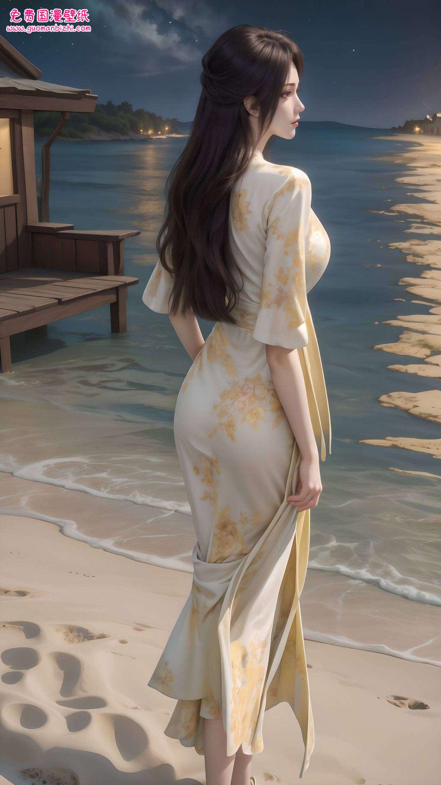 不仅在于肌肤的细腻在古风漫画的瑰丽画卷中