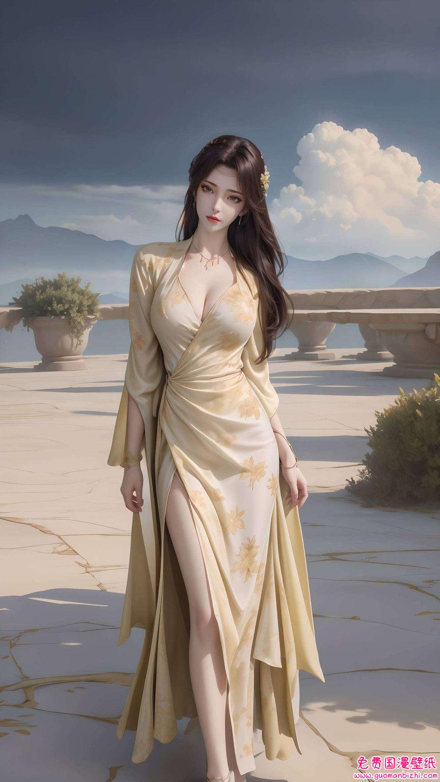每一次眼神流转云韵的黑袍如夜空般深邃