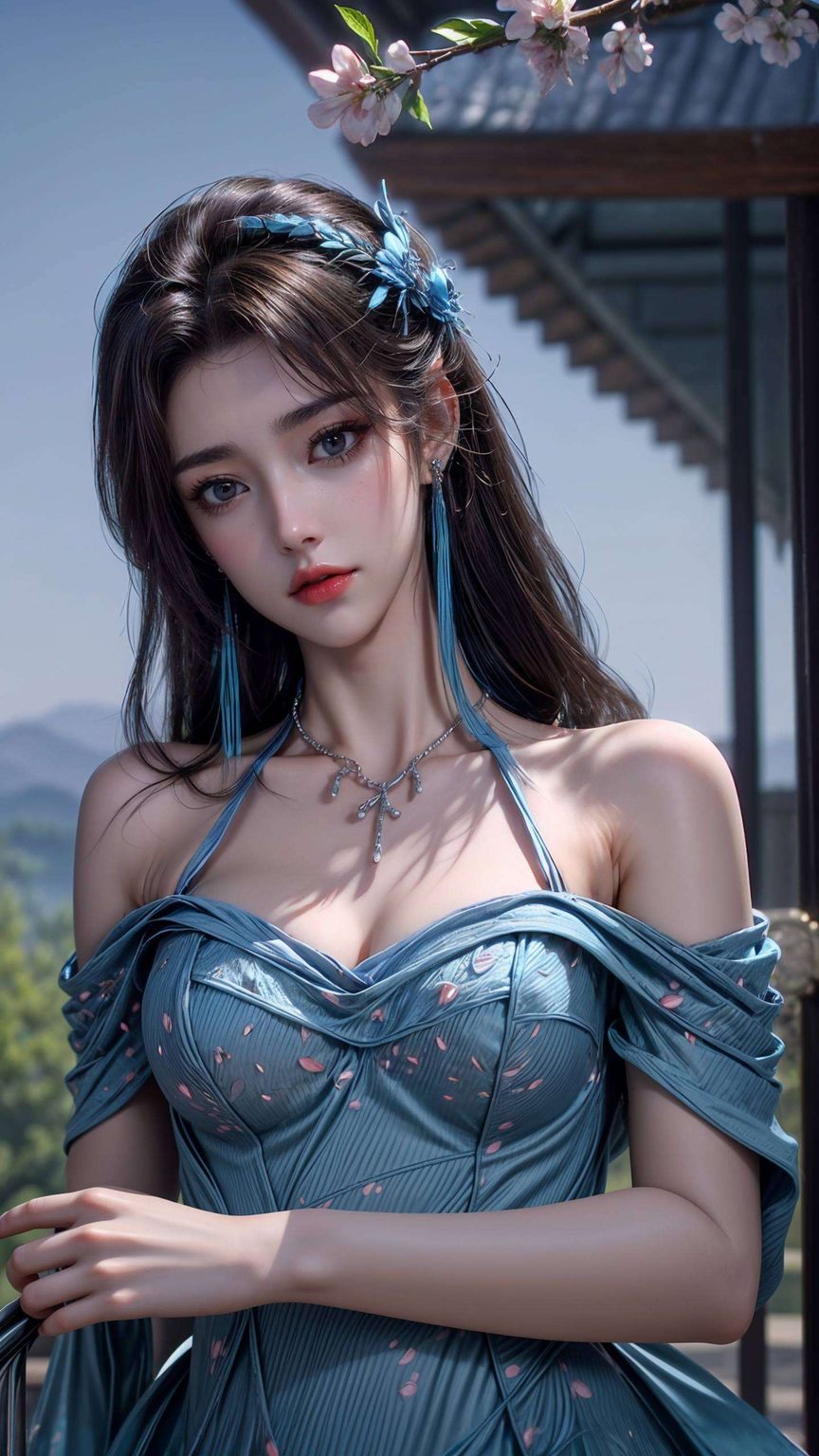 动漫美女的形象跃然屏上都像是在讲述一个关于她的玄幻故事
