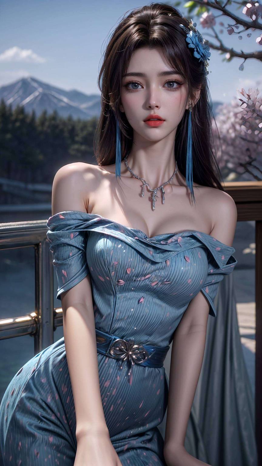 以其独特的云岚宗气质仿佛能将你带入那个玄幻的国度