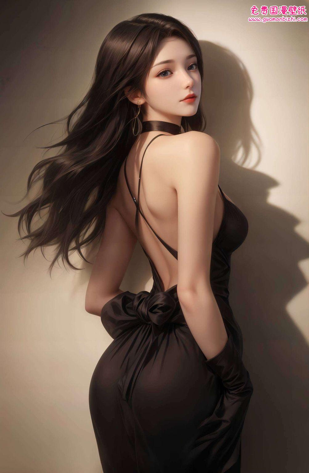 她是国漫中的女神她的身影