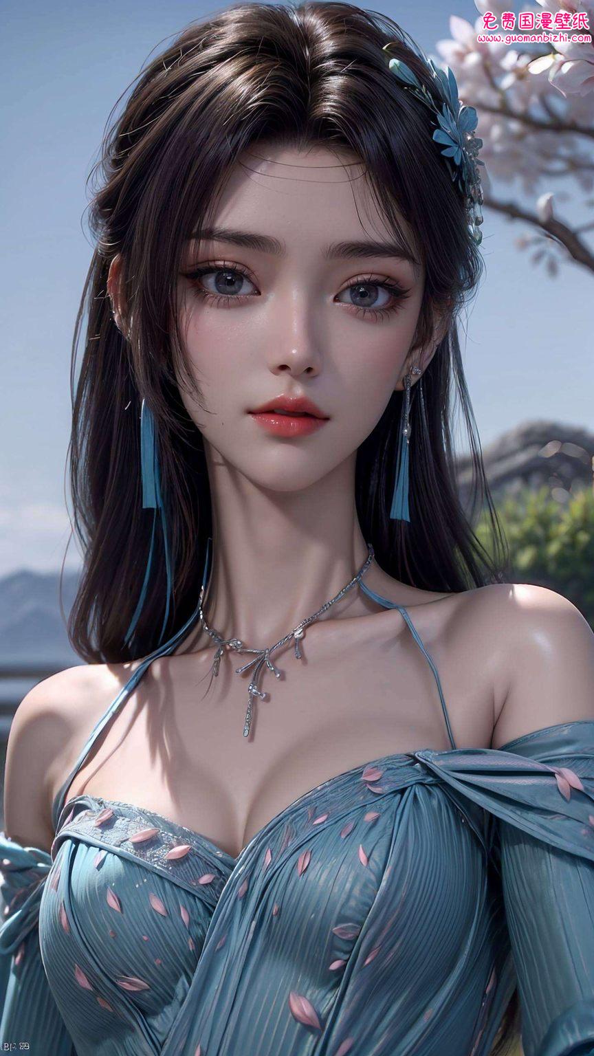 都仿佛绘制出一幅动人的国漫壁纸成为了无数动漫爱好者心中的国漫女神