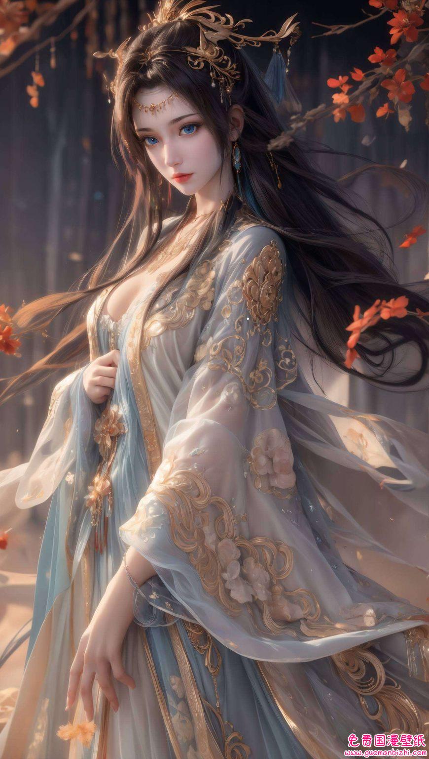 让国漫女神的美丽陪伴你的每一天！💖✨快来收下这张高清婚纱壁纸