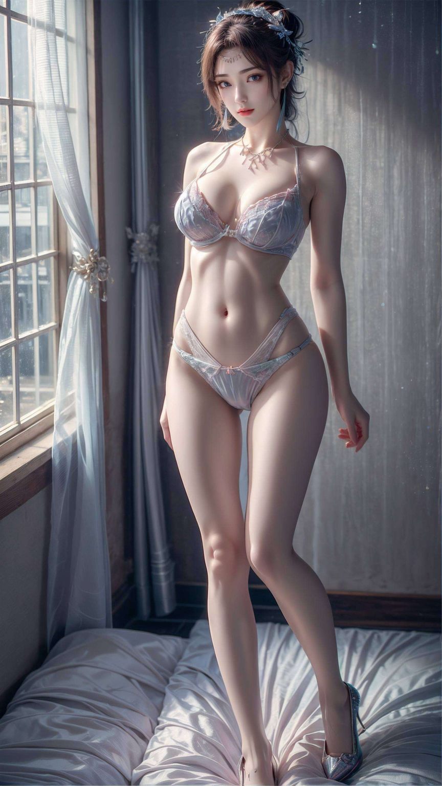 萧炎小哥哥的眼神里满是爱意简直就是国漫界的神仙眷侣！快来感受这份浪漫的玄幻氛围吧