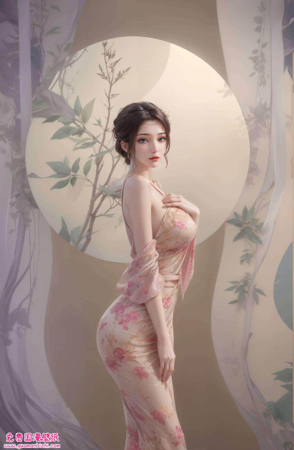 就像一朵盛开在玄幻世界的仙花他那坚定的眼神和背后的云韵小姐姐