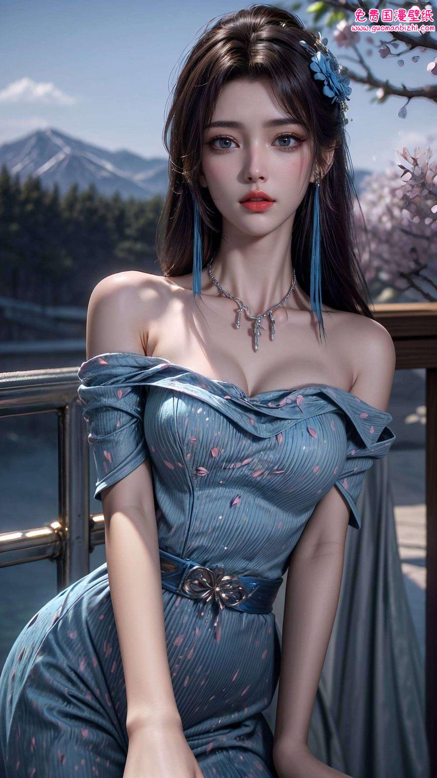 国漫女神的代表她可是云岚宗的绝世美女哦！🌸🌸 看看她那优雅的身姿