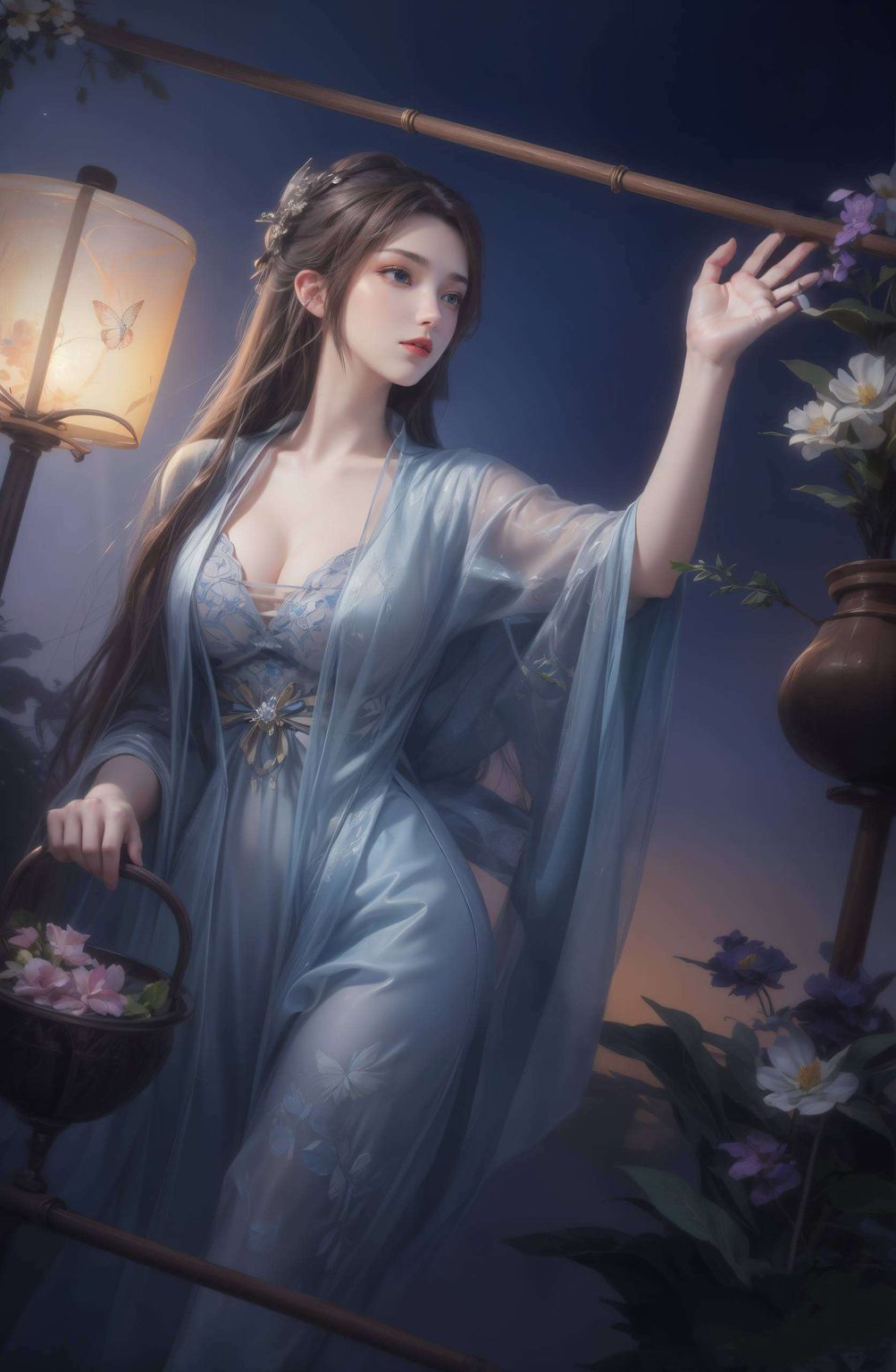 云韵以她独特的紫色壁纸映入眼帘在绚烂的二次元世界里