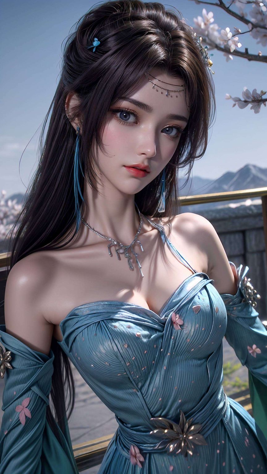 每一帧都是云韵女神的倩影仿佛从斗破苍穹的国漫世界轻盈步出