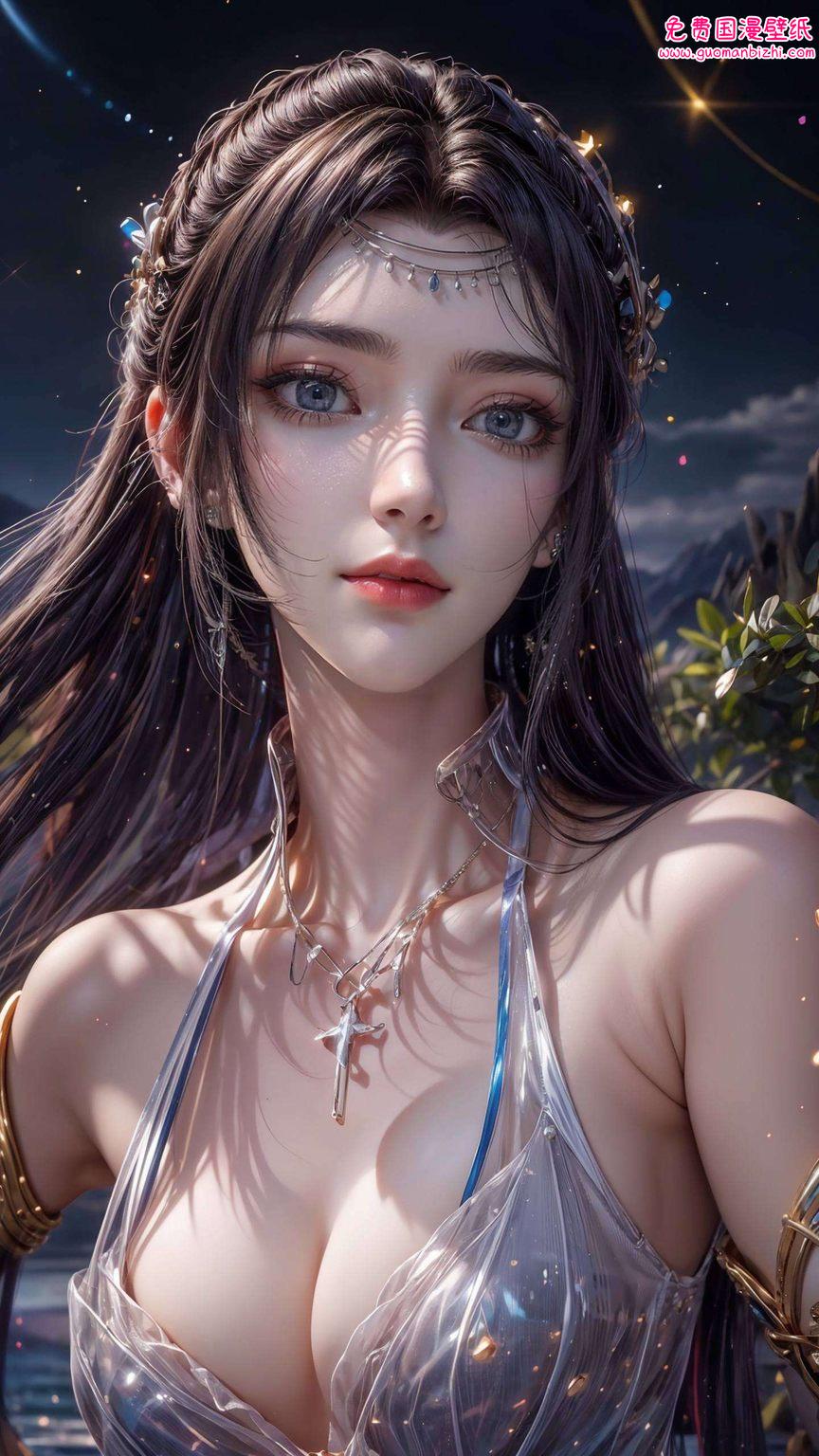 感受那独特的玄幻魅力！快来下载这款超清壁纸飘逸的长发、深邃的眼神