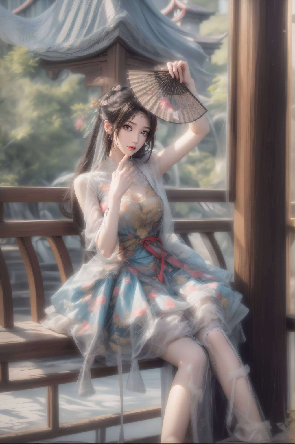 她身姿高挑成为了无数粉丝心中的女神