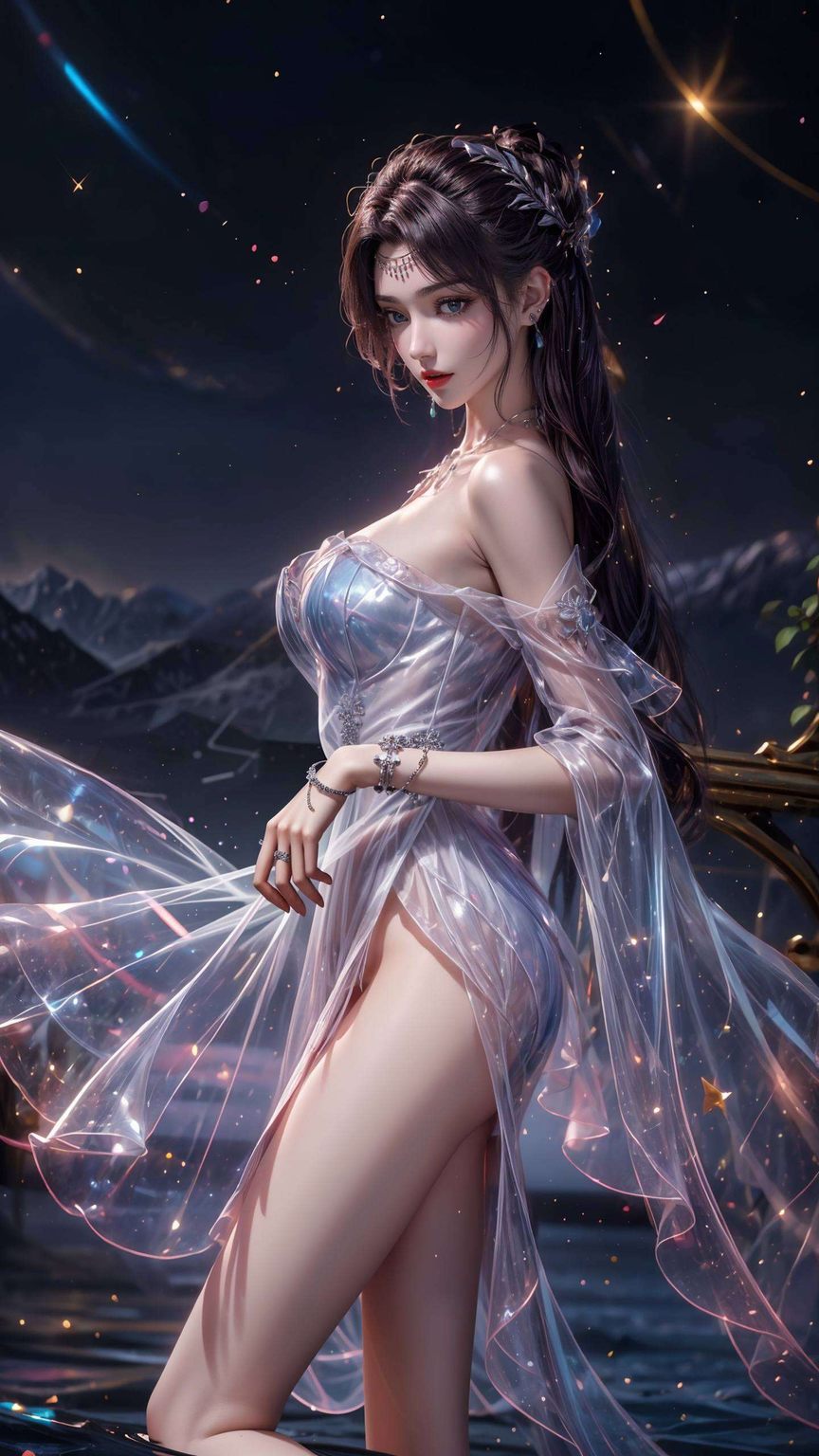 她身着云岚宗的素雅服饰以其高雅气质与绝世容颜