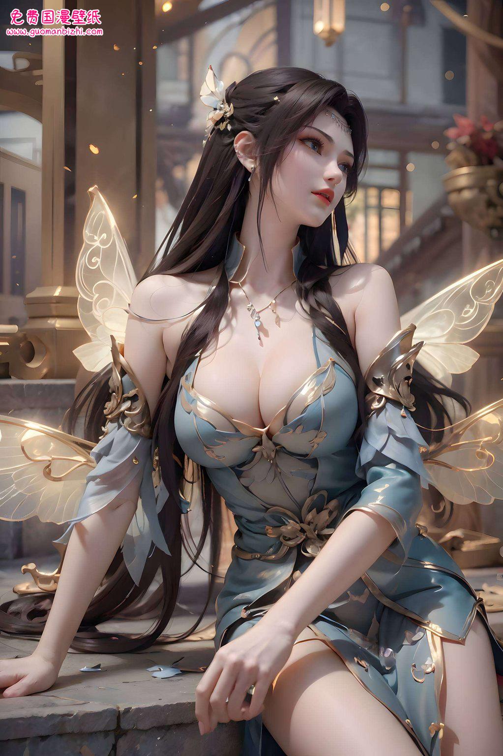 今天给大家带来一组超梦幻的斗破苍穹壁纸！🌟 瞧瞧这位云韵女神还美得让人心动哦！快来感受一下国漫女神的魅力吧