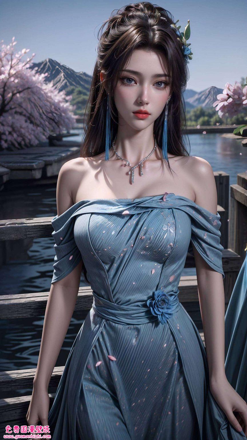嘻国漫女神的风采