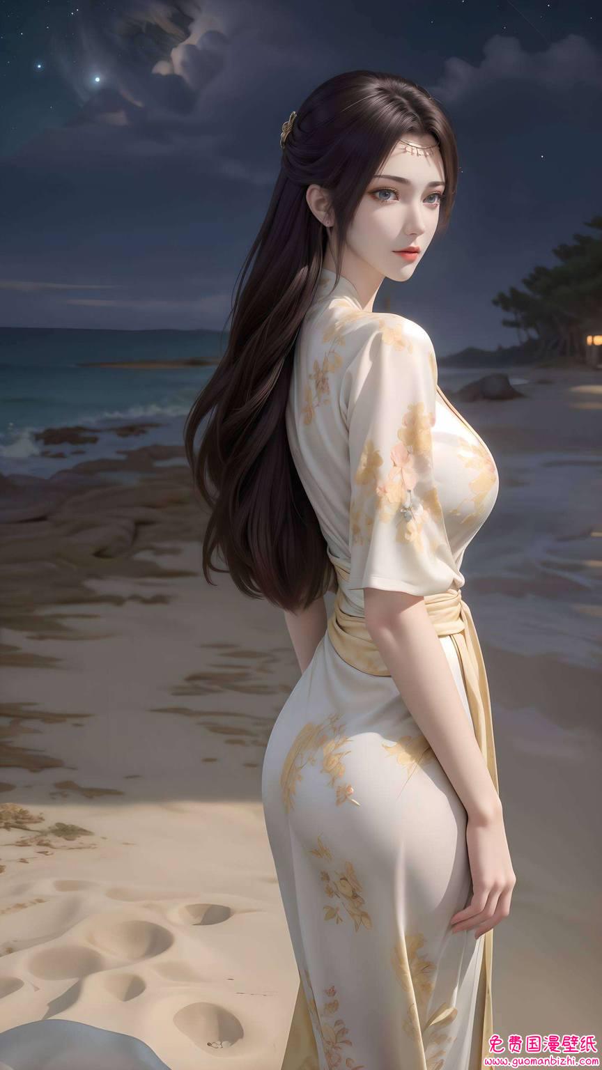 而这AI创造的极简壁纸动漫之韵